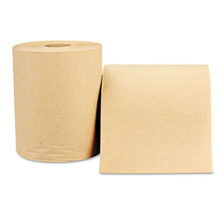 Windsoft® Hardwound Roll Towels, 8 x 800 ft, Natural, 12 Rolls/Carton