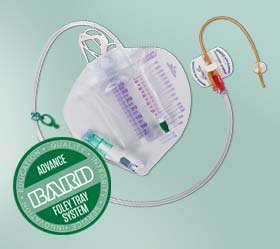 Bard Indwelling Catheter Tray Advance® Bardex® I.C. Foley / Coude Tip 14 Fr. 5 cc Balloon Latex