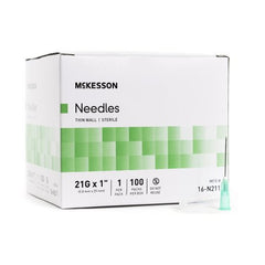 Hypodermic Needle McKesson Without Safety 21 Gauge 1 Inch Length - M-1031791-4297 - Case of 1000