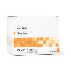 Hypodermic Needle McKesson Without Safety 25 Gauge 5/8 Inch Length - M-1031797-2921 - Case of 1000