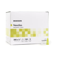 Hypodermic Needle McKesson Without Safety 30 Gauge 1/2 Inch Length - M-1031800-3466 - Box of 100