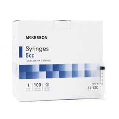 General Purpose Syringe McKesson 5 mL Blister Pack Luer Lock Tip Without Safety - M-1031805-2309 - Case of 2000