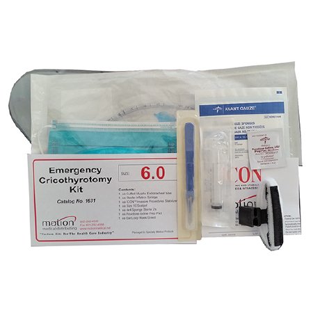 Motion Medical Distributing Emergency Cricothyrotomy Kit