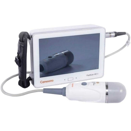 Edan USA Bladder Scanner Caresono PadScan HD 3 0 to 999 mL Volume Measurement Range, 2600 mAh Battery Capacity, 7 Inch Monitor Size, 50 W Power