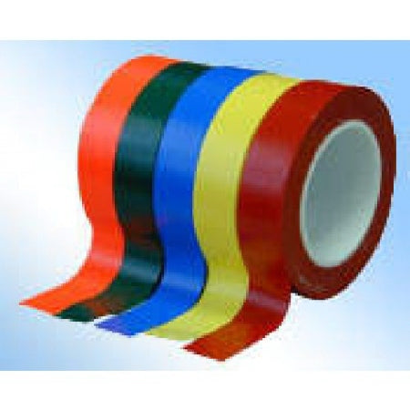 Precision Dynamics Blank Instrument Tape Colored Identification Tape Red Paper 1/4 X 300 Inch - M-1032858-2016 - Roll of 1