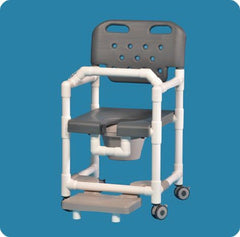IPU Commode / Shower Chair Elite With Backrest