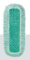 RJ Schinner Co Dust Mop Pad Rubbermaid® HYGEN™ Looped-end Green Microfiber Reusable - M-1033088-3101 - CT/6