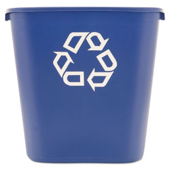 Lagasse Recycling Container Rubbermaid® 28-1/8 Quart Rectangular Blue Plastic Open Top - M-1033111-2452 - Each