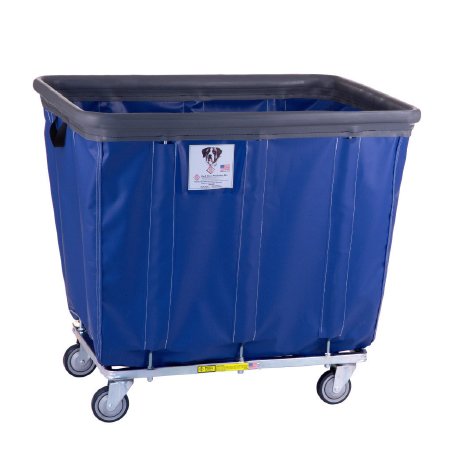 R & B Wire Products Basket Truck 250 lbs. Weight Capacity Tubular Steel / Vinyl 3 Inch Non-Marking Casters - M-1033189-3897 - Each