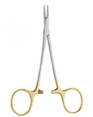 V. Mueller Needle Holder Vital™ 5 Inch Length Smooth Teeth, Straight, Ryder Narrow Jaw Finger Ring Handle - M-1034558-4122 - Each