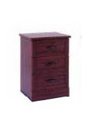 Graham-Field Bedside Chest Hamilton Collection Empire Mahogany 18 X 21 X 30 Inch 3 Drawers - M-1034646-4662 - Each