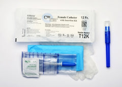 Cure Medical Intermittent Catheter Kit Cure Twist® Female / Straight Tip 12 Fr. Without Balloon