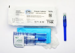 Cure Medical Intermittent Catheter Kit Cure Twist® Female / Straight Tip 14 Fr. Without Balloon