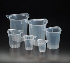 Simport Scientific Beaker Tricorn Tri-Pour Polypropylene 100 mL
