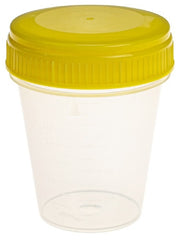 Simport Scientific Specimen Container Polypropylene 120 mL (4 oz.) Screw Cap Unprinted NonSterile