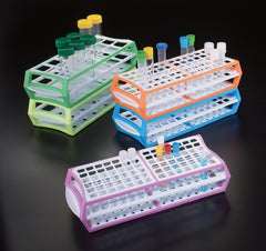 Simport Scientific Centrifuge Tube / Test Tube Test Tube Rack MultiRack™ 60 Place Up to 17 mm Tube Size Yellow 2-1/2 X 4-1/2 X 11-1/2 Inch