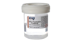 Ek Industries Inc Prefilled Formalin Container Polypropylene 30 mL Fill in 60 mL (2 oz.) Screw Cap Warning Label / Patient Information NonSterile