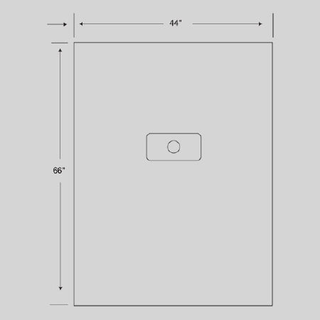 Welmed Slush and Warmer Plate Drape 44 X 66 Inch Dual Slush and Warming Systems