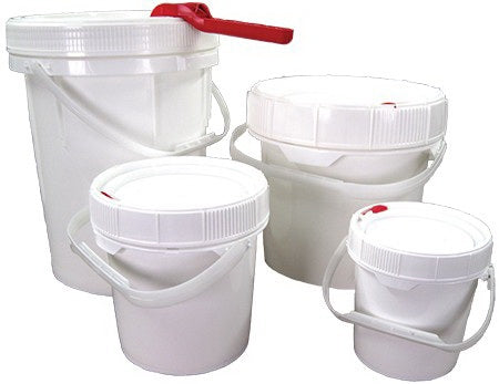 Azer Scientific PAIL, WHT 1.25GL D/S - M-1036482-3134 - Case of 1
