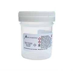 Azer Scientific Prefilled Formalin Container Formalock™ Polypropylene 30 mL Fill in 60 mL (2 oz.) Screw Cap Warning Label NonSterile