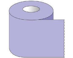 Shamrock Scientific Blank Label Tape Shamrock Multipurpose Label Violet Tape 1 X 500 Inch - M-1036528-4409 - Roll of 1