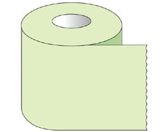Shamrock Scientific Blank Label Tape Shamrock Multipurpose Label Lime Green Tape 1 X 500 Inch - M-1036529-3201 - Roll of 1