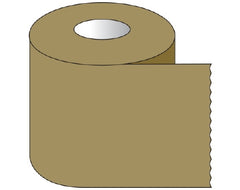 Shamrock Scientific Blank Label Tape Shamrock Multipurpose Label Gold Tape 1 X 500 Inch - M-1036530-4995 - Roll of 1