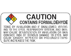 Shamrock Scientific Pre-Printed Label Shamrock Warning Label White Litho Paper Symbol / Diagram Black Biohazard 1 X 2-1/4 Inch - M-1036551-2389 - Roll of 1