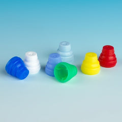 Globe Scientific Globe® Scientific Tube Closure Polyethylene Plug Cap Lavender For Most 10 mm, 12 mm, 13 mm and 16 mm Tubes