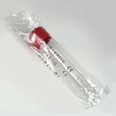 Globe Scientific Test Tube Round Bottom Plain 16 X 100 mm 12 mL Without Color Coding Screw Cap Polystyrene Tube