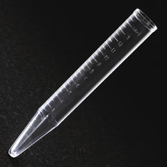 Globe Scientific Centrifuge Tube Conical Bottom Plain 16.6 X 120 mm 15 mL Without Color Coding Plug Seal Cap Polystyrene Tube