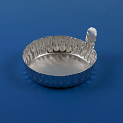 Globe Scientific DISH, WEIGH ALUM CRIMPED W/TAB57ML (1000/CS) D/S
