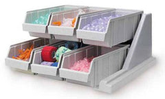 Market Lab Inc Storage Bin Unit Gray Polymer 9-1/4 X 17-1/4 X 20.13 Inch - M-1036869-4599 - Each