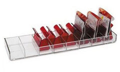 Market Lab Inc Blood Unit Boot Rack MarketLab 1-1/2 X 5-1/3 X 20-1/3 Inch Clear Acrylic 8 Boot Stands