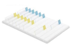 Market Lab Inc Slide Rack 22 Horizontally / 66 Vertically Slide Capacity, 1 X 7 X 11-3/4 For Holding 25 X 75 mm Slides