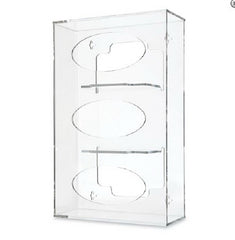 Market Lab Inc Glove Dispenser Wall Mounted 3-Box Capacity Clear 10.13 W X 4.13 D X 16 H Inch Acrylic