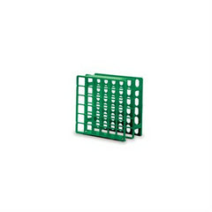 Market Lab Inc Blood Tube Rack 36 Place 13 mm Tube Size Green 2-1/4 X 4-1/4 X 4-1/4 Inch