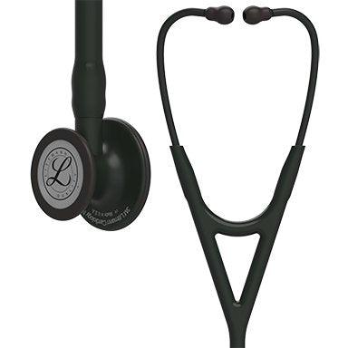 3M Cardiology Stethoscope 3M™ Littmann® Cardiology IV™ Black 1-Tube 27 Inch Tube Double-Sided Chestpiece