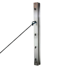 Patterson Medical Supply Exercise Rail Station CanDo® 5 Hooks/base 2 X 3 X 28 Inch
