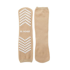 Slipper Socks McKesson X-Large Tan Above the Ankle