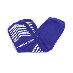 Slipper Socks McKesson Bariatric / Extra Wide Royal Blue Above the Ankle