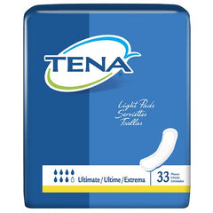 Essity HMS North America Inc Bladder Control Pad TENA® Light Ultimate 16 Inch Length Heavy Absorbency Dry-Fast Core™ One Size Fits Most Adult Unisex Disposable - M-1038754-1015 - Bag of 33
