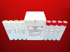 Kamiya Biomedical Company Reagent Kit K-ASSAY® Immunochemistry / Specific Protein Test Immunoglobulin G (IgG) For Chemistry Analyzers Capable of Accurate Readings at 700 nm 320 Tests R1: 4 X 20 mL, R2: 4 X 20 mL