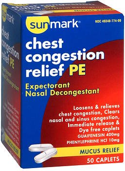 Cold and Cough Relief sunmark® 400 mg - 10 mg Strength Tablet 50 per Box