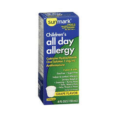 Children's Allergy Relief sunmark® 5 mg Strength Syrup 4 oz.