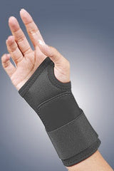 BSN Medical Wrist Brace Safe-T-Wrist® HD Elastic / Vinyl Right Hand Black X-Large
