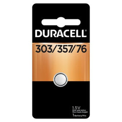 Duracell Silver Oxide Battery Duracell® 303 / 357 Coin Cell 1.5V Disposable 1 Pack - M-1039512-3633 - Case of 36