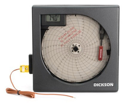 Dickinson Company Temperature Chart Recorder 7-Day