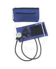 Mabis Healthcare Aneroid Sphygmomanometer with Cuff Match Mates™ 2-Tube Pocket Size Hand Held Adult Large Cuff