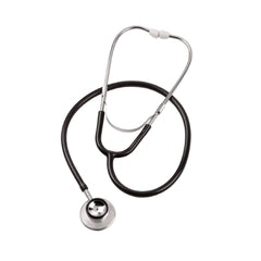 Mabis Healthcare Classic Stethoscope Black 1-Tube 22 Inch Tube Double-Sided Chestpiece
